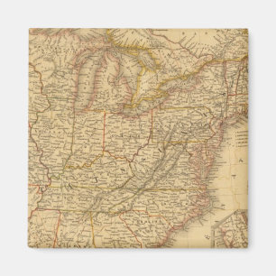 North America 17 Magnet