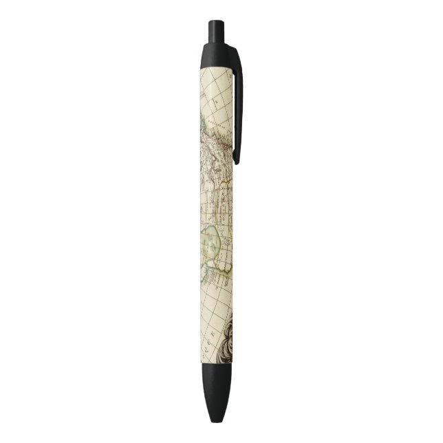 North America 21 Black Ink Pen (Bottom (Vertical))