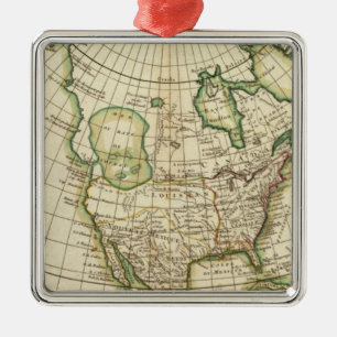 North America 21 Metal Tree Decoration