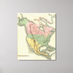 North America 25 Canvas Print