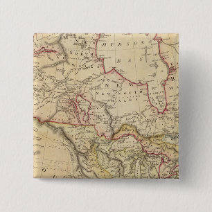 North America 26 15 Cm Square Badge