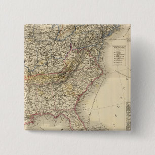 North America 26 15 Cm Square Badge