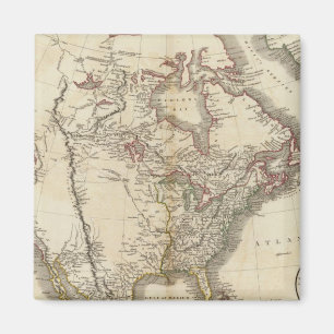 North America 28 Magnet