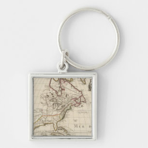 North America 2 Key Ring
