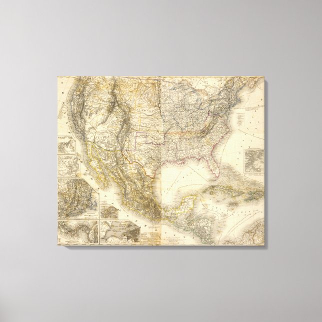 North America 30 Canvas Print (Front)