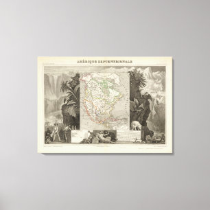 North America 34 Canvas Print