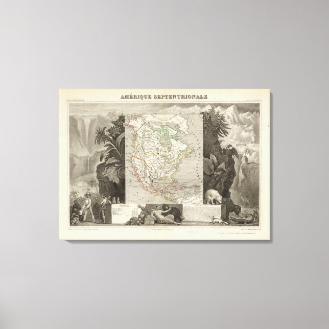North America 34 Canvas Print (Front)