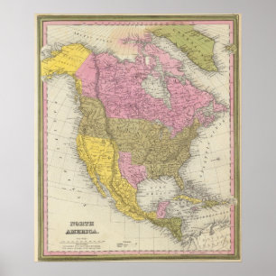 North America 34 Poster