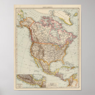 North America 36 Poster
