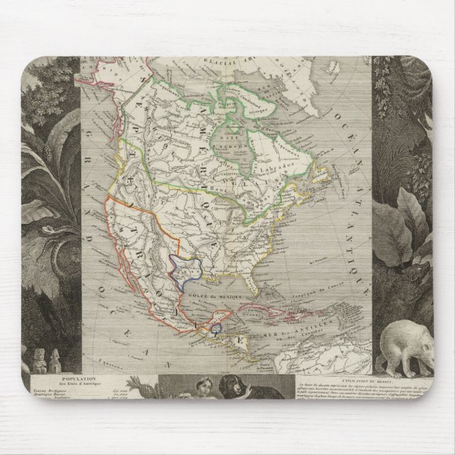 North America 39 Mouse Mat (Front)