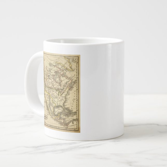 North America 40 Large Coffee Mug (Front Left)