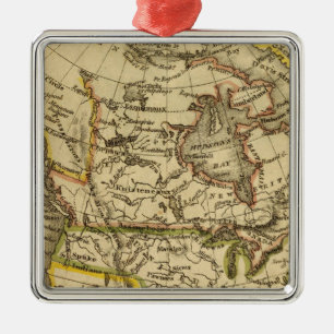 North America 40 Metal Tree Decoration