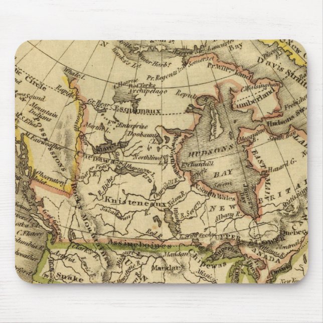 North America 40 Mouse Mat (Front)