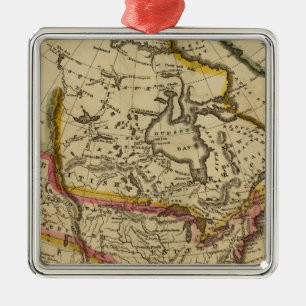 North America 42 Metal Tree Decoration