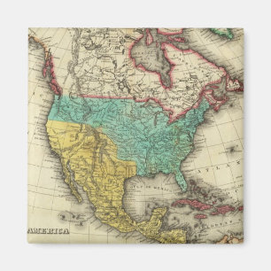 North America 6 Magnet