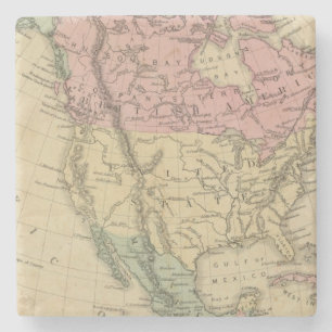 North America 6 Stone Coaster