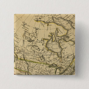 North America 7 15 Cm Square Badge