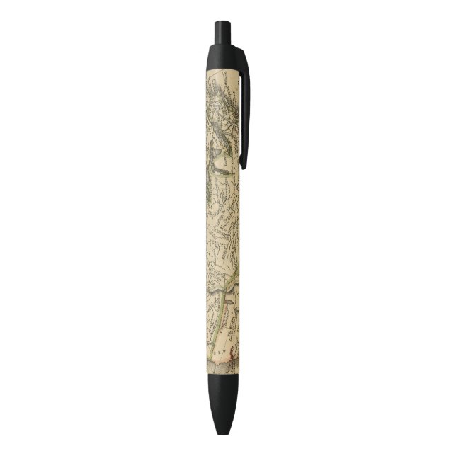 North America 7 Black Ink Pen (Bottom (Vertical))