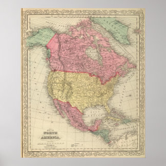 North America 8 Poster