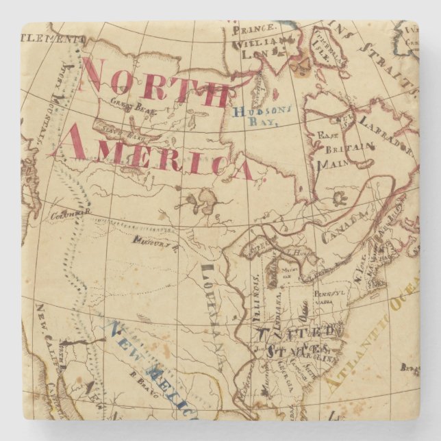 North America 8 Stone Coaster (Front)