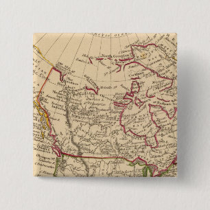 North America 9 15 Cm Square Badge