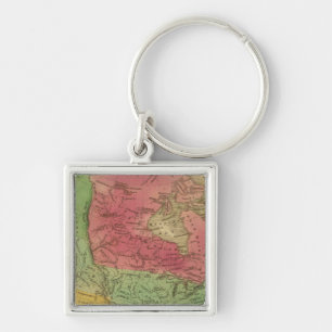 North America 9 Key Ring