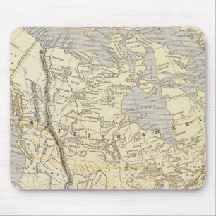 North America Atlas Map 2 Mouse Mat