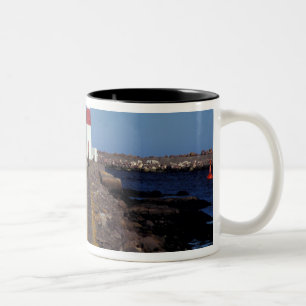 North America, Canada, Miquelon and St. Pierre, Two-Tone Coffee Mug