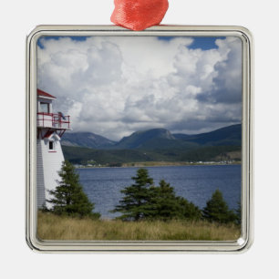 North America, Canada, Newfoundland and 2 Metal Tree Decoration