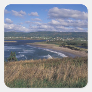 North America, Canada, Nova Scotia, Cape Breton, Square Sticker