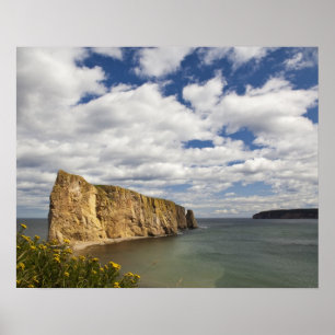 North America, Canada, Quebec, Gaspe Bay, Perce Poster
