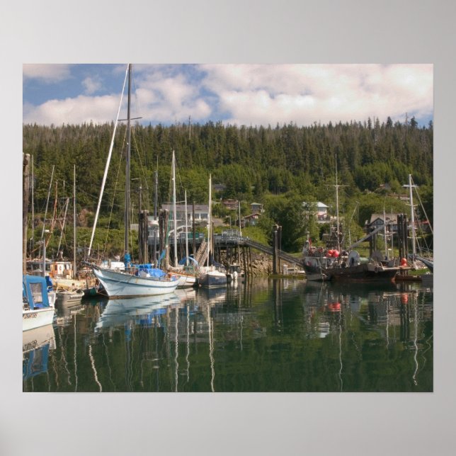 North America, Canada, Queen Charlotte Islands, 4 Poster (Front)