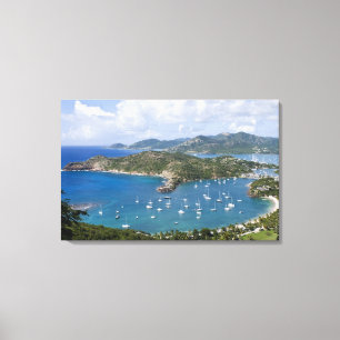 North America, Caribbean, Antigua. English Canvas Print