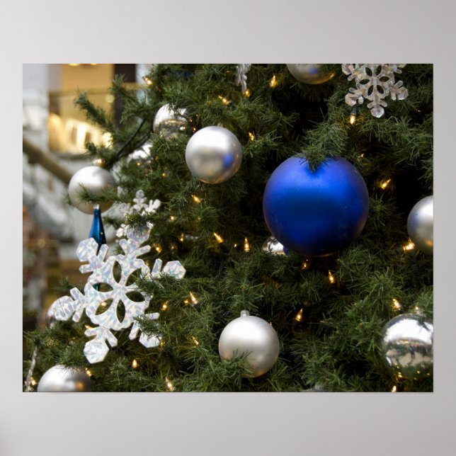 North America. Christmas decorations on tree. (Front)