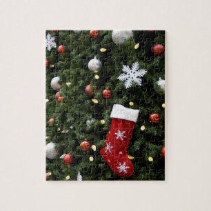 North America. Christmas decorations on tree. 5 Jigsaw Puzzle