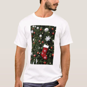 North America. Christmas decorations on tree. 5 T-Shirt