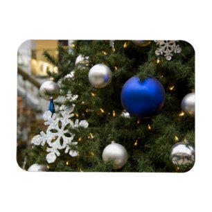 North America. Christmas decorations on tree. Magnet