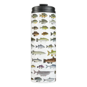 North America Freshwater Fish Group Thermal Tumbler