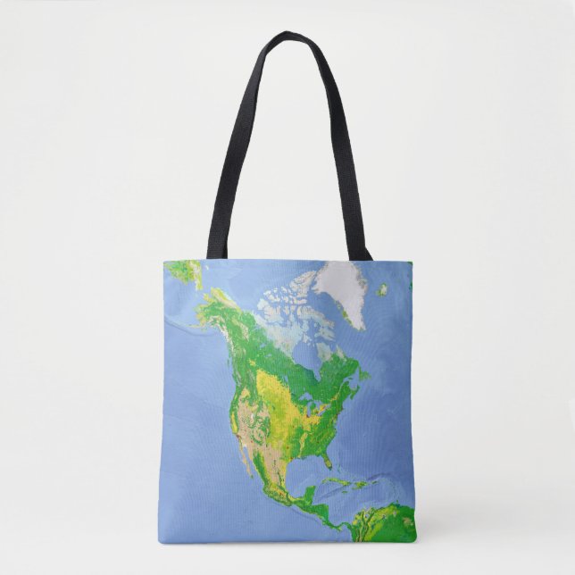 North America Land Use Map Bag (Front)