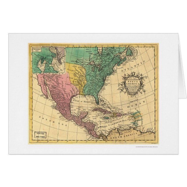 North America Map 1763 (Front Horizontal)
