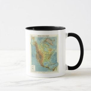 North America Map 2 Mug