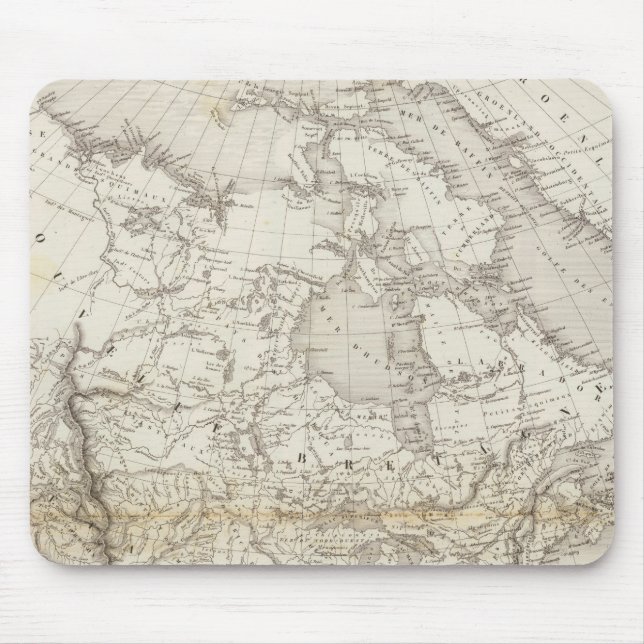 North America Map Mouse Mat (Front)