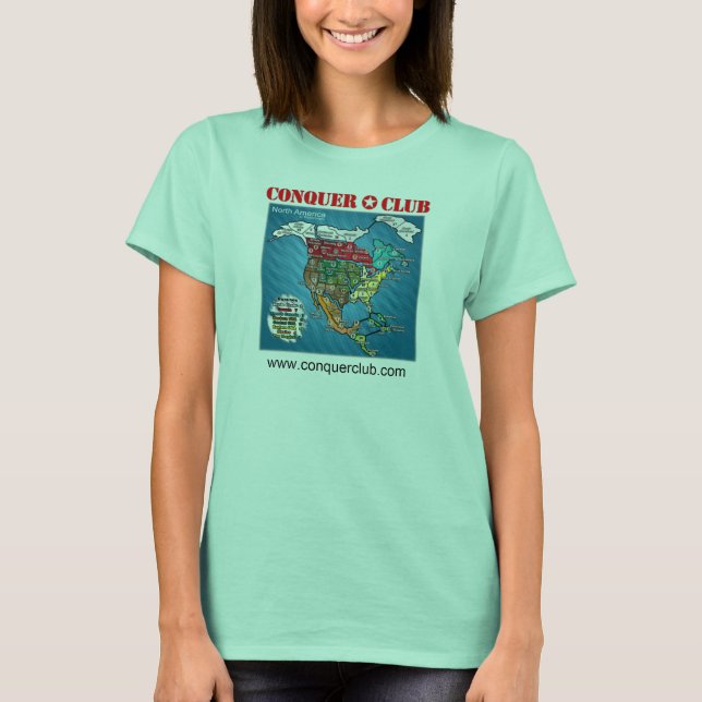 North America Map T-Shirt (Front)