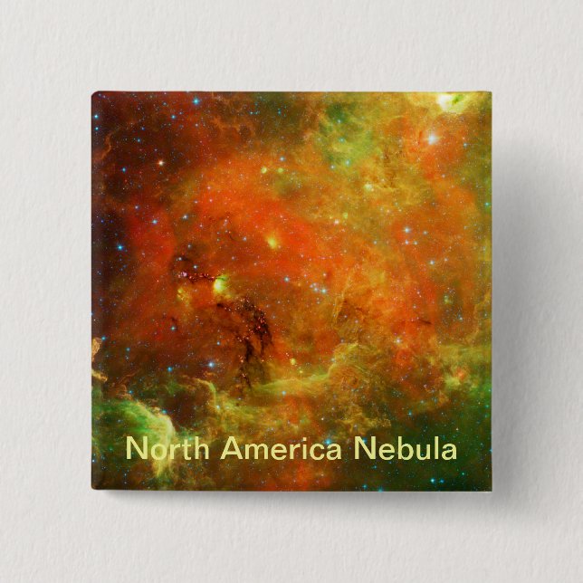 North America Nebula 15 Cm Square Badge (Front)