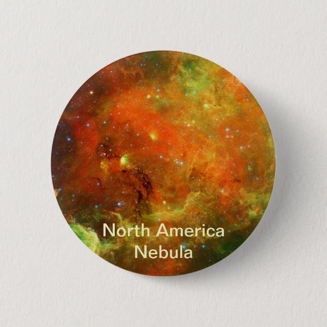 North America Nebula 6 Cm Round Badge (Front)