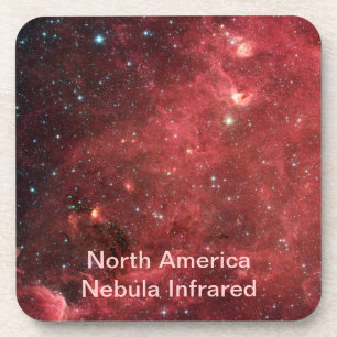 North America Nebula Infrared Coaster