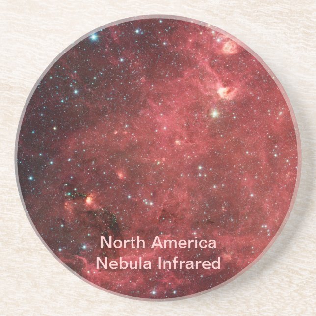 North America Nebula Infrared Coaster (Front)