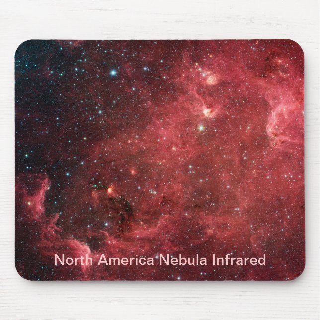 North America Nebula Infrared Mouse Mat (Front)
