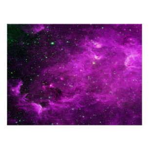 North America Nebula Infrared Purple Poster