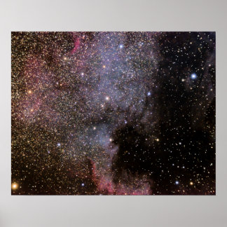 North America Nebula Poster